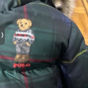 Toddler size 5 polo bear jacket